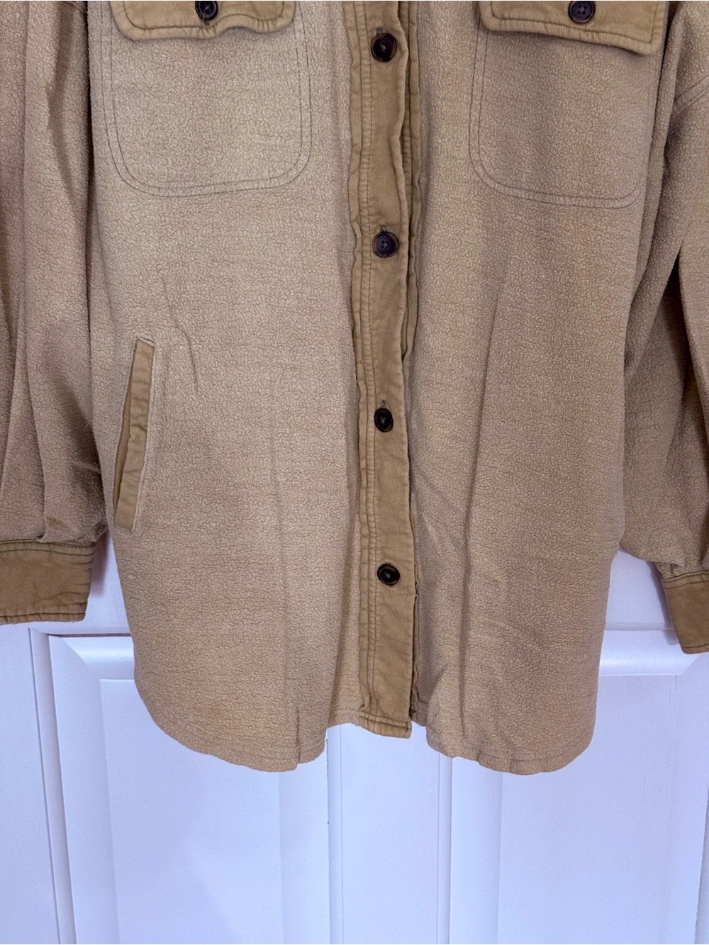 Free People Ruby Jacket Size Medium Tan 25643